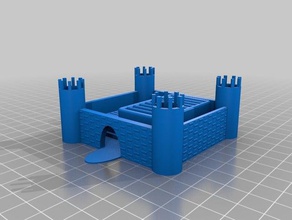 sd micro card holder organization best castle cool desk organizer medieval tower 3d print model - Mito3D