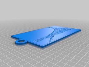 congelati elsa 2d art su misura 3d print model - Mito3D