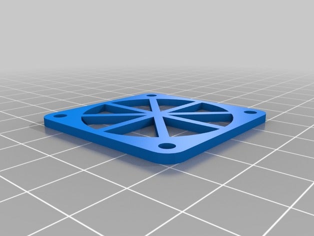 fan cover 40 x 2 3d printing 40mm guard tevo printer tarantula 3D print model - Mito3D