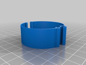 mis personalizado hebilla simple pulsera las pulseras 3d print model - Mito3D
