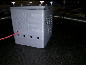 hot bed end power module enclosure 3d printer accessories hotbed hotend 3d print model - Mito3D
