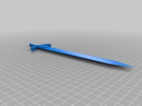 excalibur fate stay night less detail 3d printing 3d print model - Mito3D