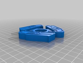 seattle seahawks fidget spinner - wingnut2k Spielzeug & Spiele hand zappeln 3d print model - Mito3D