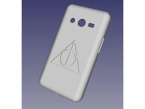 galaxy ace 4 harry potter deathly hallows mobile phone 3d print model - Mito3D