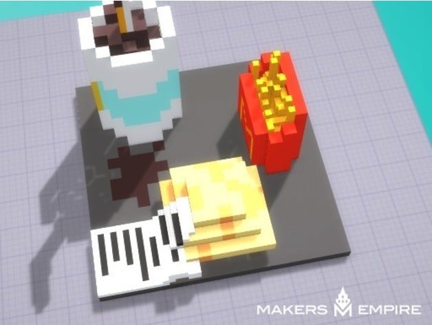 quer alguns mcdonalds a arte 3D print model - Mito3D