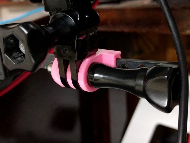 gopro braçadeira de montagem câmera a 3D print model - Mito3D