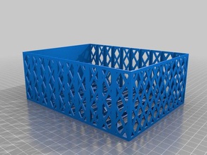 my customized drawers small components organization 3d print model - Mito3D