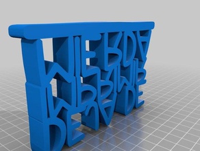 deja imprimir mierda signos y logotipos 3d print model - Mito3D