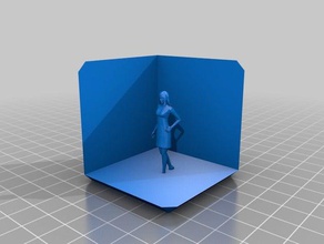cubo persona sola prototipo a arte 3d print model - Mito3D