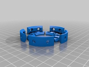 10 circular curved tnut 3d printers printer parts cnc machine 3d print model - Mito3D