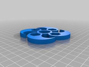 mi personalizados yin-yang fidget spinner juguetes mecánicos personalizado 3d print model - Mito3D