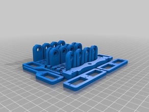 dörtayaklı kodu mini robot 3d print model - Mito3D