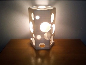 hexalamp 3d-drucken Lampe lampara 3d print model - Mito3D