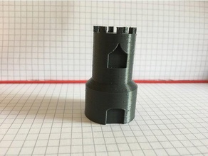 il rischio di pezzi del gioco giochi castello spingere bastone 3d print model - Mito3D