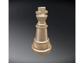 xadrez rei o 3d print model - Mito3D