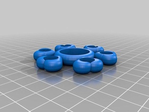 mon personnalisés cœur &lt 3 valentine pick-a-poids fidget spinner jouets mécaniques personnalisé 3d print model - Mito3D
