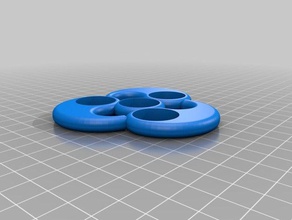 mi personalizados yin-yang fidget spinner juguetes mecánicos personalizado 3d print model - Mito3D