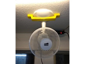 gro e ventilatorbefestigung - large fan attachment 3d printing attachments 3d print model - Mito3D