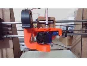 extruder mount cooling duct kit 3d printer extruders parts slash acessories acessorios active air auto bed leveling bowden carriage cooler fan ducto e3dv6 extrusora graber i3 hotend montar partes prusa refrigera o suporte support ventila x-carriage xcarriage x 3d print model - Mito3D