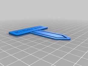 my customized bookmark paper clip ms ricks office 3d print model - Mito3D