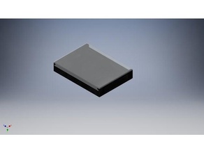 hdd enclosure electronics external hard drive holder 3d print model - Mito3D