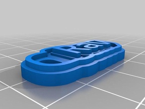 rav keychain keychains customized 3d print model - Mito3D