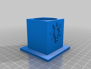 e27 support de lampe bureau la base pied 3d print model - Mito3D