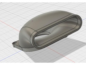 blower koli kepçe 3d yazıcı aksesuarları anet a6 modifiye fan kanalı 3d print model - Mito3D