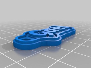 llavero gael Anahtarlık özelleştirilmiş 3d print model - Mito3D