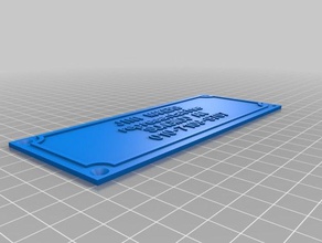 nombre card1 signos y logotipos personalizado 3d print model - Mito3D