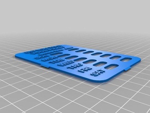 my customized slider task reminder v2 am pm household 3d print model - Mito3D