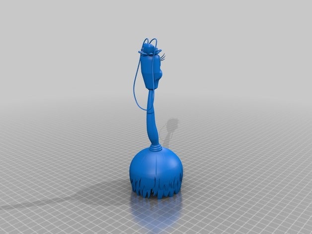 plumeau plumette de la beauté bête modèles puce duster plume lumiere 3D print model - Mito3D