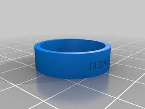 demarco fidget ring rings customized 3d print model - Mito3D