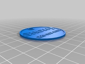 my customized round dog tag pets 3d print model - Mito3D