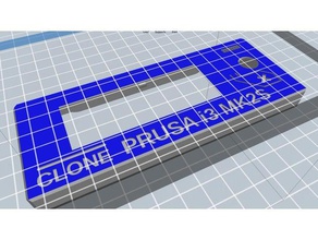 prusa i3 mk2 lcd cover clone 3d printer parts 3d print model - Mito3D