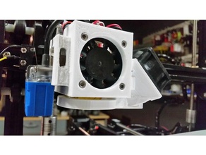 tronkadonk - tronxy x3 x3a cabeça de impressão atualização da coleção Impressora 3d peças fã duto do ventilador sensor montagem 3d print model - Mito3D