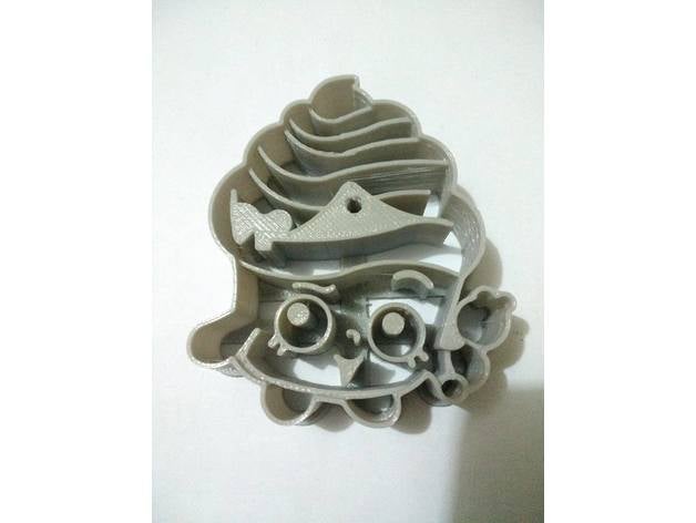 shopkins cupcake-Ausstecher Küche und Esszimmer cookie cutter cupcake 3D print model - Mito3D