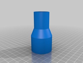 my customized simple pipe adapter parts 3d print model - Mito3D
