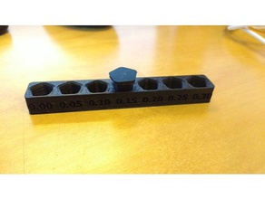 tolerance guage 3d printer accessories calibration test 3d print model - Mito3D