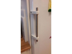 geladeira alça de substituição upo frigorífico com congelador peças 3d print model - Mito3D