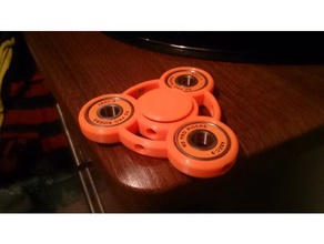 fidget giratório mãos pequenas - spinner b brinquedos & games mão spinners brinquedo tri 3d print model - Mito3D