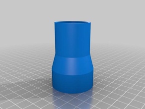 my customized simple pipe adapter v2 parts 3d print model - Mito3D