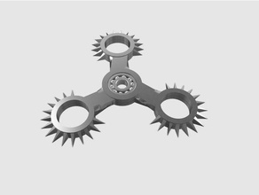 most dangerous fidget spinner art prototypes toy fun 3d print model - Mito3D