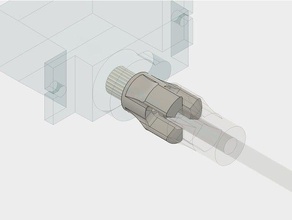 rc servo ayraç bağlayıcı - 25t mili kukla r c araçlar 9g köpek drive shaft drone herhangi bir dişli robot Robotik dişlisi 3d print model - Mito3D