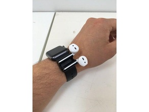 airpods titulaire de l'apple watch 42mm Imprimante 3d accessoires 3d print model - Mito3D