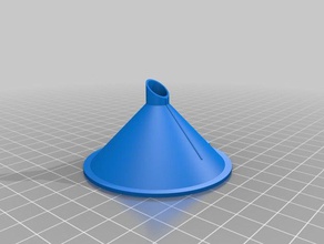 parametric funnel 60 kitchen & dining customized 3d print model - Mito3D