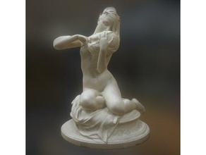 andr ch nier muse scans & replicas 3d printing scan classic head man nude plaster sculpture woman 3d print model - Mito3D