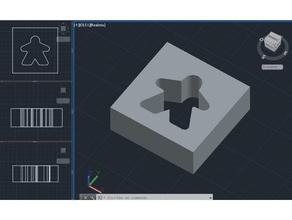 meeple stampo giochi la formazione di muffa silicone 3d print model - Mito3D