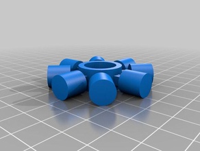 figetyspinner fidget giratório 3d print model - Mito3D