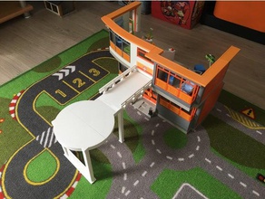 héliport de verser l'hôpital pédiatrique playmobil jouets & jeux 3d print model - Mito3D